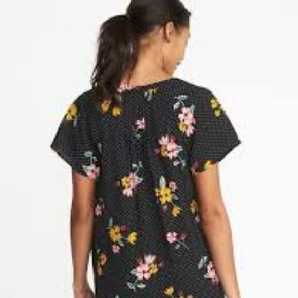 OLD NAVY FLORAL-PRINT CREPE SHIFT DRESS FOR WOMEN SIZE XL BRAND NEW - Picture 5 of 5